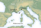 Francie, Itálie z Marseille na lodi MSC Magnifica