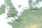 Německo, Francie, Velká Británie ze Southamptonu na lodi MSC Preziosa