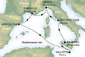 Itálie, Malta, Španělsko, Francie z Janova na lodi MSC Meraviglia