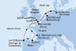 Německo, Velká Británie, Francie, Španělsko, Nizozemsko z Hamburku na lodi MSC Magnifica