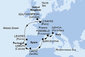 Velká Británie, Francie, Portugalsko, Španělsko, Itálie ze Southamptonu na lodi MSC Magnifica
