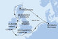 Německo, Velká Británie, Irsko z Hamburku na lodi MSC Meraviglia