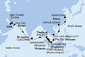 Spojené arabské emiráty, Omán, Srí Lanka, Thajsko, Malajsie, Singapur, Vietnam, Čína z Dubaje na lodi MSC Splendida