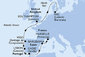 Francie, Španělsko, Portugalsko, Velká Británie, Německo z Marseille na lodi MSC Meraviglia