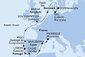 Francie, Španělsko, Portugalsko, Velká Británie, Německo, Dánsko z Marseille na lodi MSC Meraviglia