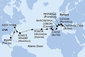 Francie, Itálie, Španělsko, Portugalsko, Bermudy, USA z Marseille na lodi MSC Divina