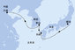 Japonsko, Jižní Korea, Čína na lodi MSC Splendida
