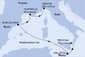 Itálie, Malta, Španělsko, Francie z Messiny na lodi MSC Grandiosa