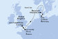 Velká Británie, Francie, Dánsko, Německo ze Southamptonu na lodi MSC Meraviglia