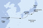 Japonsko, Čína z Yokohami na lodi MSC Bellissima