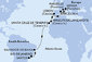 Francie, Itálie, Španělsko, Portugalsko, Brazílie z Marseille na lodi MSC Grandiosa