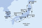Japonsko, Jižní Korea z Yokohami na lodi MSC Bellissima