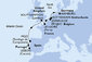 Portugalsko, Španělsko, Velká Británie, Francie, Belgie, Nizozemsko, Německo z Lisabonu na lodi MSC Preziosa