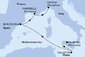 Itálie, Malta, Španělsko, Francie z Palerma na lodi MSC World Europa