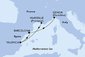 Francie, Španělsko, Itálie z Marseille na lodi MSC Fantasia