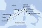 Itálie, Španělsko, Francie z Civitavecchia na lodi MSC Magnifica