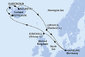 Německo, Velká Británie, Island z Hamburku na lodi MSC Preziosa