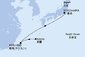 Japonsko, Tchaj-wan z Naha na lodi MSC Bellissima