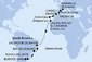 Francie, Španělsko, Portugalsko, Brazílie, Uruguay, Argentina z Marseille na lodi MSC Musica