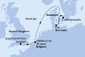 Velká Británie, Belgie, Německo, Dánsko ze Southamptonu na lodi MSC Euribia