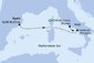 Španělsko, Itálie z Barcelony na lodi MSC Divina