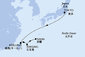 Japonsko, Tchaj-wan z Tokia na lodi MSC Bellissima