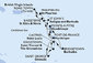 Martinik, Guadeloupe, Barbados, Svatá Lucie, Svatý Vincenc a Grenadiny, Grenada, Svatý Martin, Britské Panenské ostrovy, Svatý Kryštof a Nevis, Antigua a Barbuda z Fort-de-France, Martinik na lodi MSC Virtuosa