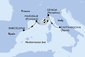 Itálie, Francie, Španělsko z Civitavecchia na lodi MSC Magnifica