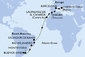 Itálie, Španělsko, Maroko, Brazílie, Uruguay, Argentina z Civitavecchia na lodi MSC Fantasia