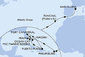 USA, Bahamy, Dominikánská republika, Svatý Martin, Portugalsko, Španělsko z Port Canaveralu na lodi MSC Grandiosa