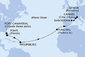 USA, Svatý Martin, Portugalsko, Španělsko, Francie, Itálie z Port Canaveralu na lodi MSC Grandiosa