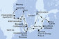 Německo, Polsko, Litva, Lotyšsko, Švédsko, Dánsko, Norsko z Warnemünde na lodi MSC Magnifica