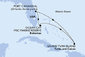 USA, Zámořské území Velké Británie, Bahamy z Port Canaveralu na lodi MSC Seashore