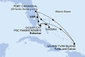 USA, Zámořské území Velké Británie, Bahamy z Port Canaveralu na lodi MSC Seashore