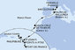 Martinik, Guadeloupe, Svatý Martin, Britské Panenské ostrovy, Antigua a Barbuda, Španělsko, Francie z Fort-de-France, Martinik na lodi MSC Seaview