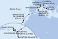 Martinik, Guadeloupe, Svatý Martin, Britské Panenské ostrovy, Antigua a Barbuda, Španělsko, Francie, Itálie z Fort-de-France, Martinik na lodi MSC Seaview