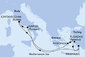 Itálie, Řecko, Turecko z Civitavecchia na lodi MSC Divina