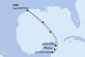USA, Mexiko z Galvestonu na lodi MSC Seascape