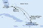 USA, Zámořské území Velké Británie, , Bahamy z Miami na lodi MSC Divina
