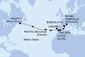 Kanada, Portugalsko, Španělsko, Francie z Halifaxu na lodi MSC Meraviglia