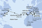 USA, , Kanada, Portugalsko, Španělsko, Francie, Tunisko, Itálie z New Yorku na lodi MSC Meraviglia