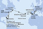 USA, Bahamy, Kanada, Portugalsko, Španělsko, Francie z New Yorku na lodi MSC Meraviglia