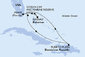 USA, New Providence, Ocean Cay, Dominikánská republika z Miami na lodi MSC Meraviglia