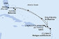 USA, Svatý Martin, Antigua a Barbuda, Bahamy z Miami na lodi MSC Meraviglia