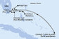 USA, Bahamy, Zámořské území Velké Británie z Miami na lodi MSC Meraviglia