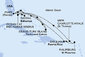 USA, Bahamy, Svatý Martin, Zámořské území Velké Británie z Miami na lodi MSC Meraviglia