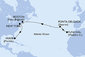 Madeira, Portugalsko, USA z Funchalu na lodi MSC Meraviglia