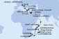 Itálie, Chorvatsko, Kréta, Řecko, Egypt, Jordánsko, Seychely, Madagaskar, Mauricius, Reunion, Jihoafrická republika, Mosambik z Marghery na lodi MSC Armonia