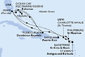 USA, Svatý Martin, Svatý Kryštof a Nevis, Antigua a Barbuda, Dominikánská republika, Bahamy z Miami na lodi MSC Divina