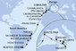 Itálie, Malta, Španělsko, Velká Británie, Maroko, Brazílie, Uruguay, Argentina z Cagliari na lodi MSC Splendida